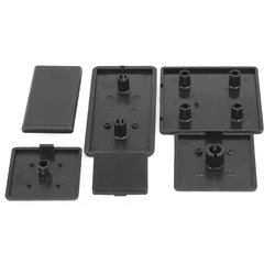 5/10/20/50PCS Black Plastic End Cap Cover Plate Endcap for 2020 2040 3030 3060 3030R 4040 4080 4040R 4545 EU Aluminum Profile