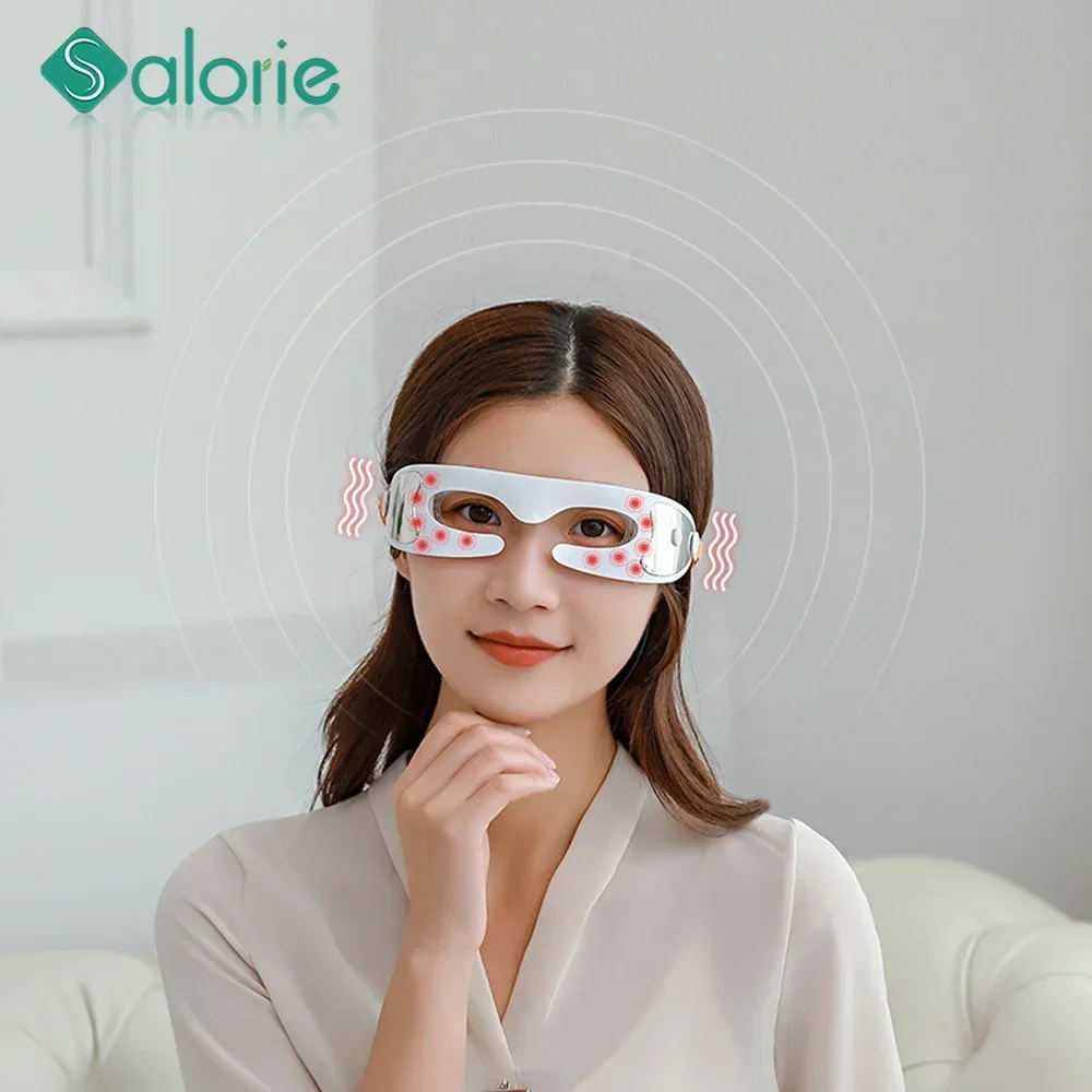 Eye Care Instrument Electric Eye Massager LED Phototherapy EMS Vibration Heating Fatigue Eye Bag Beauty Devices