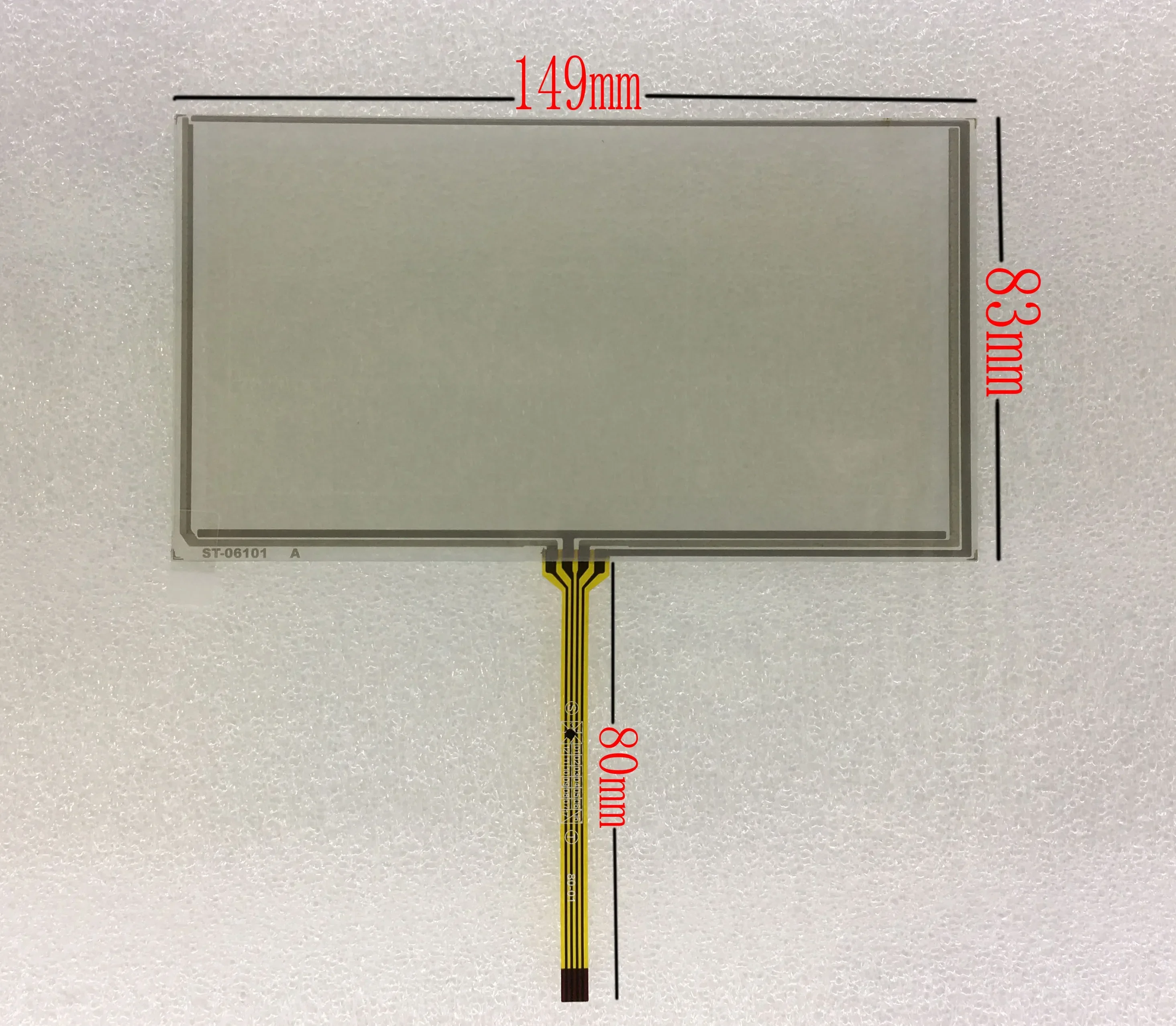 LCD Screen CLAA061LA0CCW CLAA061LA0ACW 800*480 Display Panel 149*82mm Digitizer Touch Screen For Hino truck DIR6100 (type 2