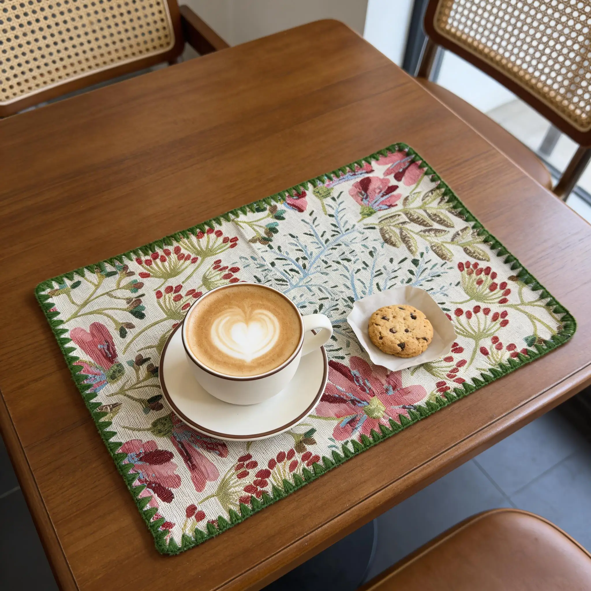 Placemats for Dining Table Cotton Linen Placemats Cloth Place Mats for Farmhouse Kitchen Tabletop Cotton Table mats 12 x 18 Inch