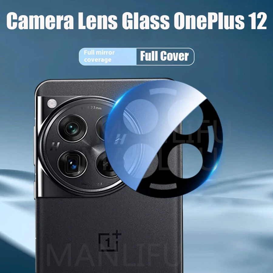 For OnePlus 12 Black Camera Lens Screen Protectors for One Plus OnePlus12 1+12 ONEPLUS12 Back Tempered Glass Protective Film