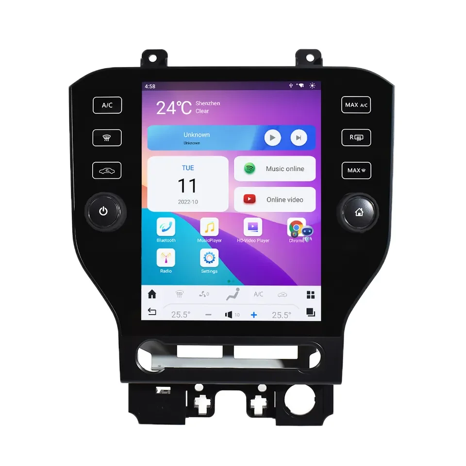 12.1 inch android11 sync1 sync2 sync3car radio player  for Ford Mustang 2009-2013 GPS navigation car audio video carplay