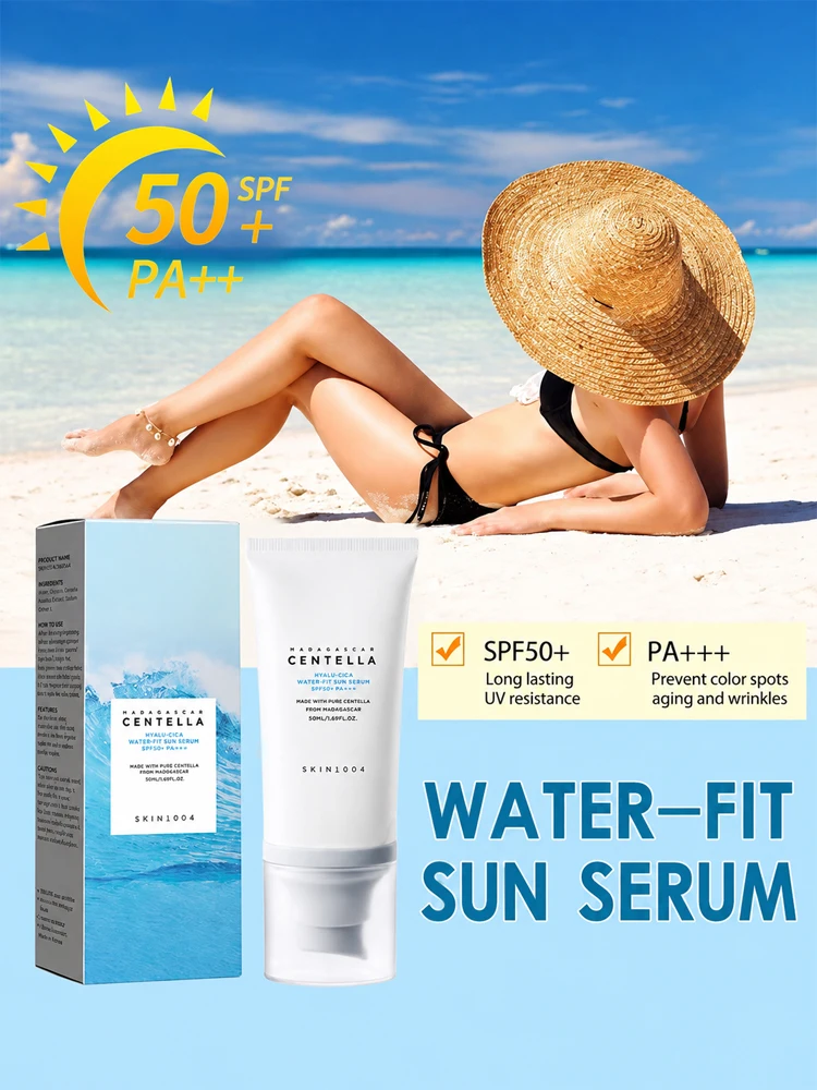 50+ krem do opalania twarzy Centella Protector Solar krem z filtrem przeciwsłonecznym krem wybielający skórę koreański nawilżający Protector pielęgnacja krem do opalania ciała — 2