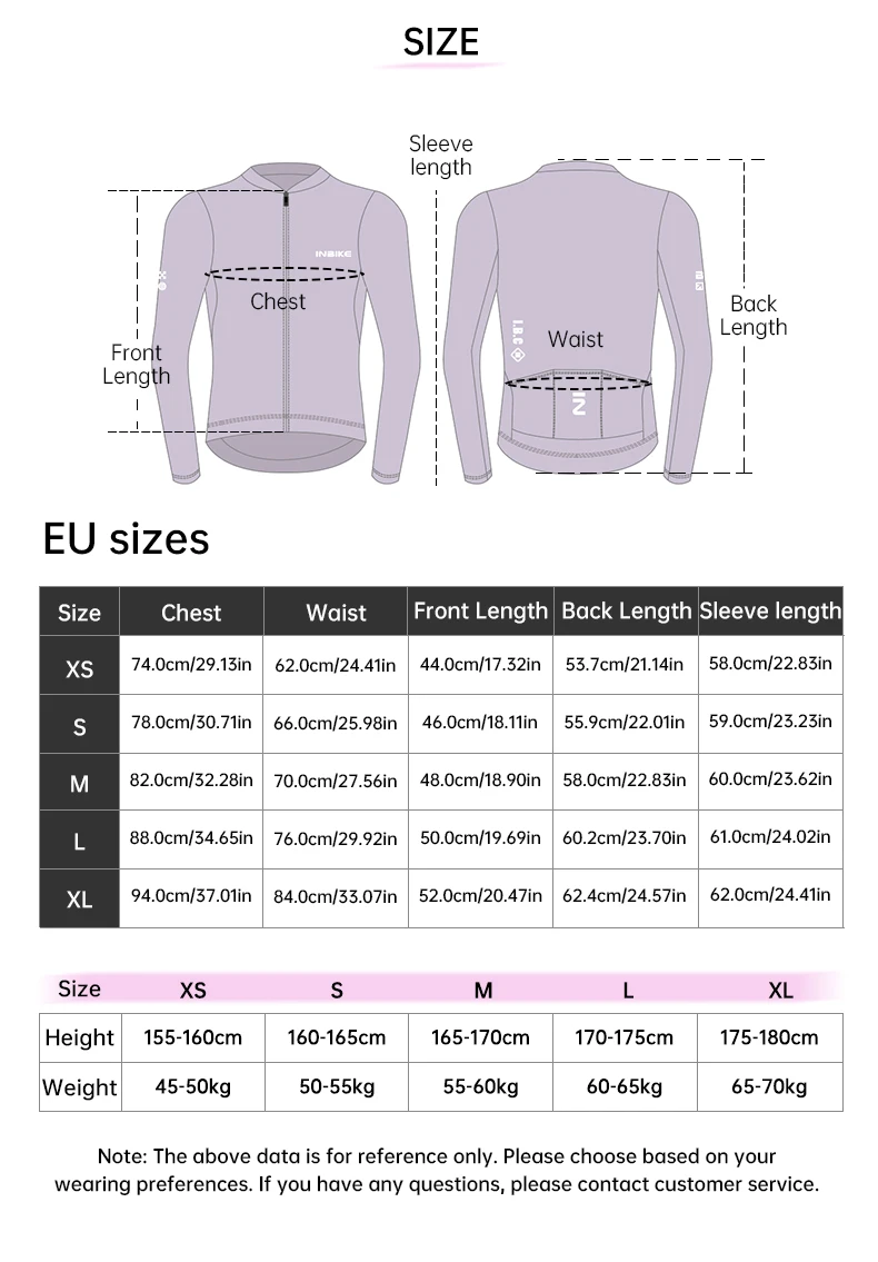 INBIKE Damen-Radtrikot, atmungsaktiv, schnelle Wärmeableitung, Sommer-Fahrrad-Langarmkleidung, Sport-T-Shirt mit 3 Taschen auf der Rückseite – Detail 4
