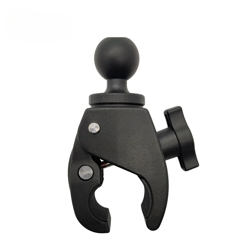 Round Tube Quick Release Small Mouth Clip Computer Bracket Compatible with 1-inch Fixed Ball Head