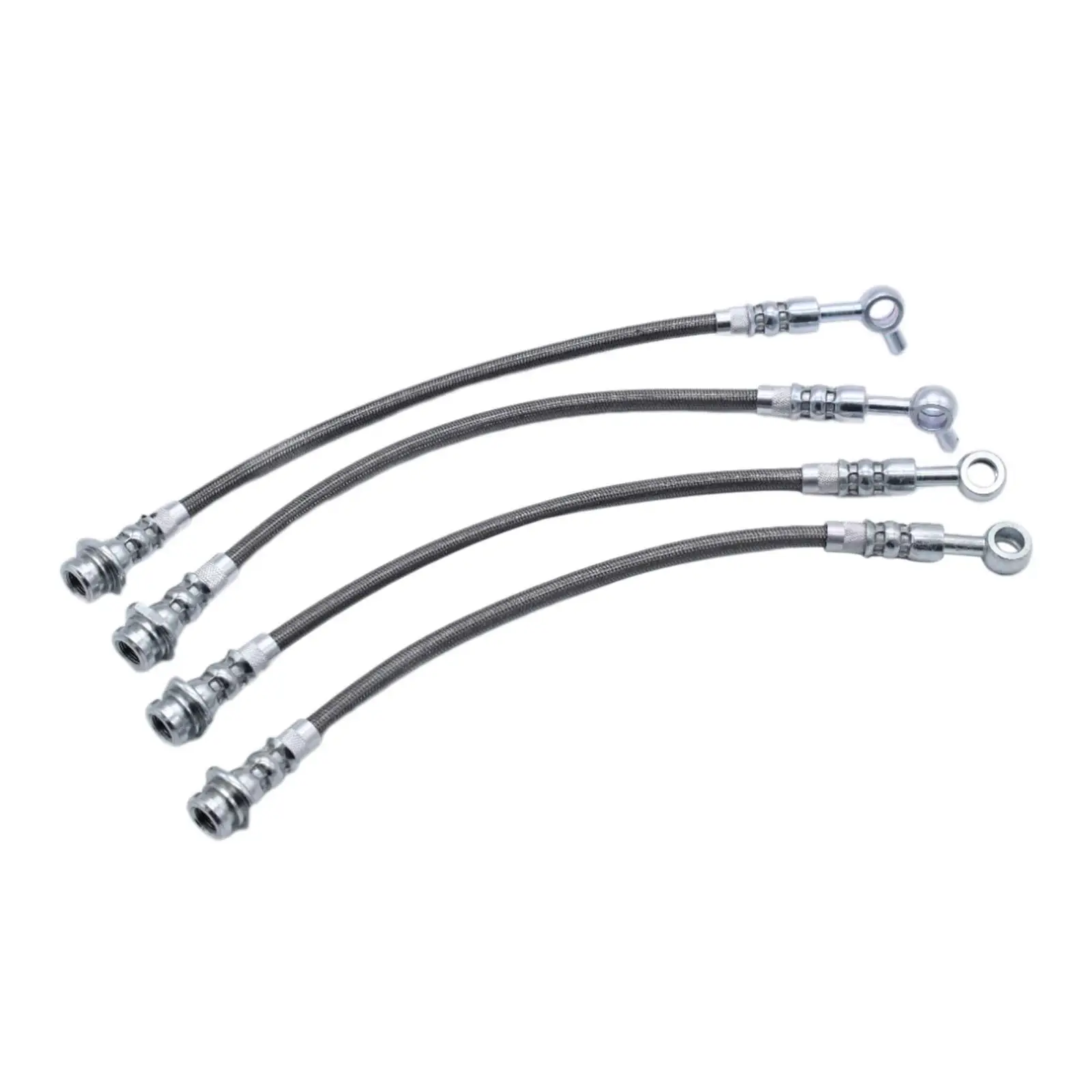 

4x Brake Hose Set Parts Vehicles Braking System Car Accessories Front Rear Brake Lines for Nissan Patrol GQ Y60 1988-1997