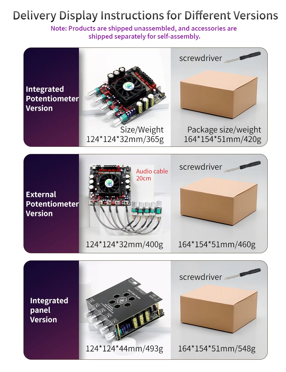 XY-AS21HPA Scheda amplificatore audio digitale 2.1 canali Dual TPA3255 Subwoofer Bluetooth 5.2 Amplificatore audio ad alta potenza 300W * 2 + 600W