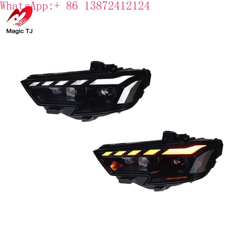

Modified LED Headlamp Assembly for Audi A3 2014-2020 2019 Car Accessories 6000k Color Lighting System Front Lights for B8.5 B9.5