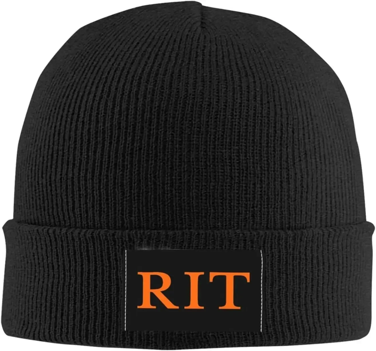 Rochester Institute of Technology Logo Beanie Knit Hats for Men&Women-Daily  Ribbed Cap - Caps  Cold Weather