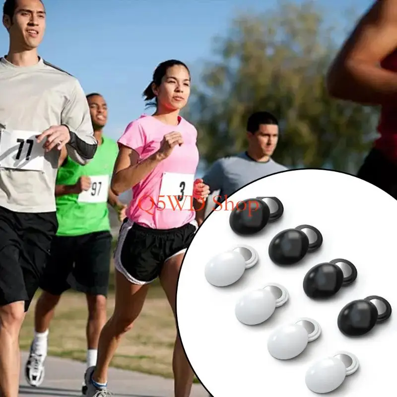 

Q5WD 8/10Pcs Race Bib Holders Number Strong Secure Clips for Running Competitions