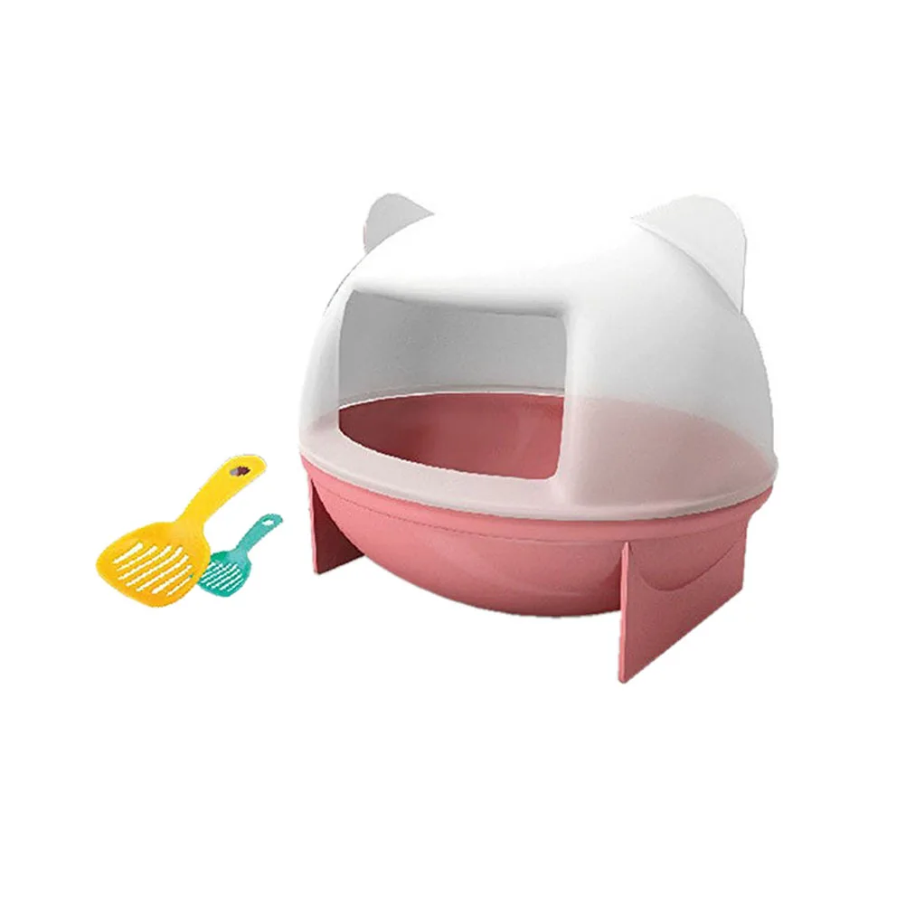 

Hamster Bathroom House Cat Ears Design Durable Eco-Friendly For Small Animal Bath Sauna Laundry Use Chinchilla Bathroom