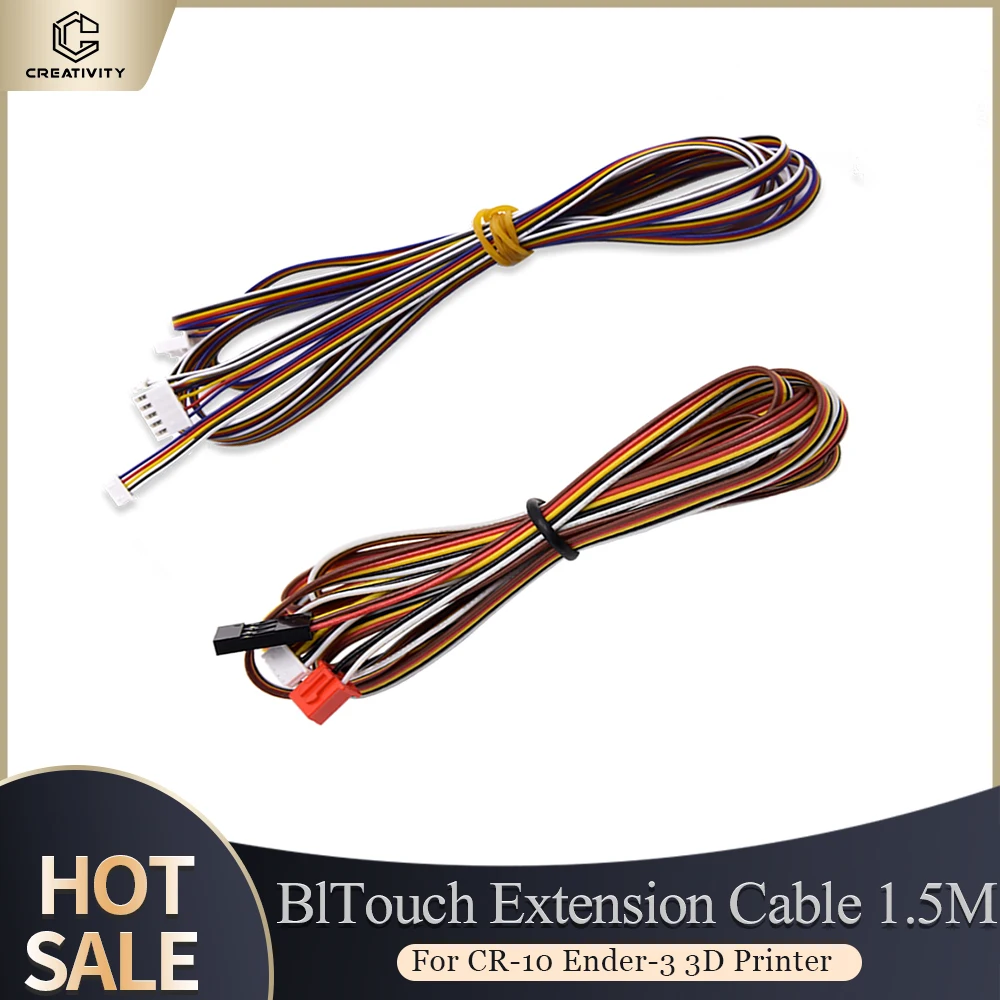 BL Touch Extension Cable 1.5M/150cm wire Five-Color Cable For CR-10 Ender-3 3D Printer part