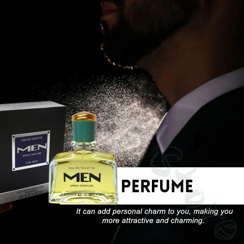 

British Style Men's Temptation Perfume Classic Cologne Fresh and Lasting 100ML