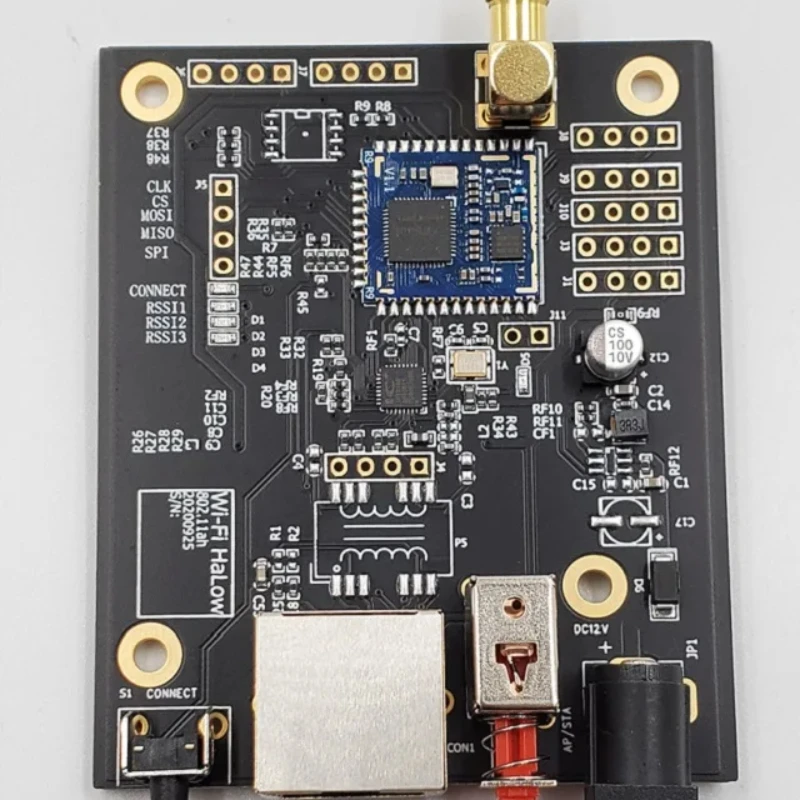 802.11ah Long Range 730MHz~ 930MHz Low Power Over 1.2km 1080P @30fps Center Frequency 775MHz Demo Board DB700