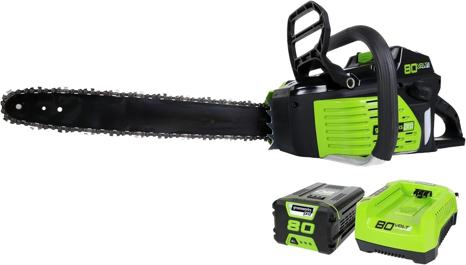 

Brushless Cordless Chainsaw (Great For Tree Felling, Limbing, Pruning, and Firewood) / 75+ Compatible Tools)