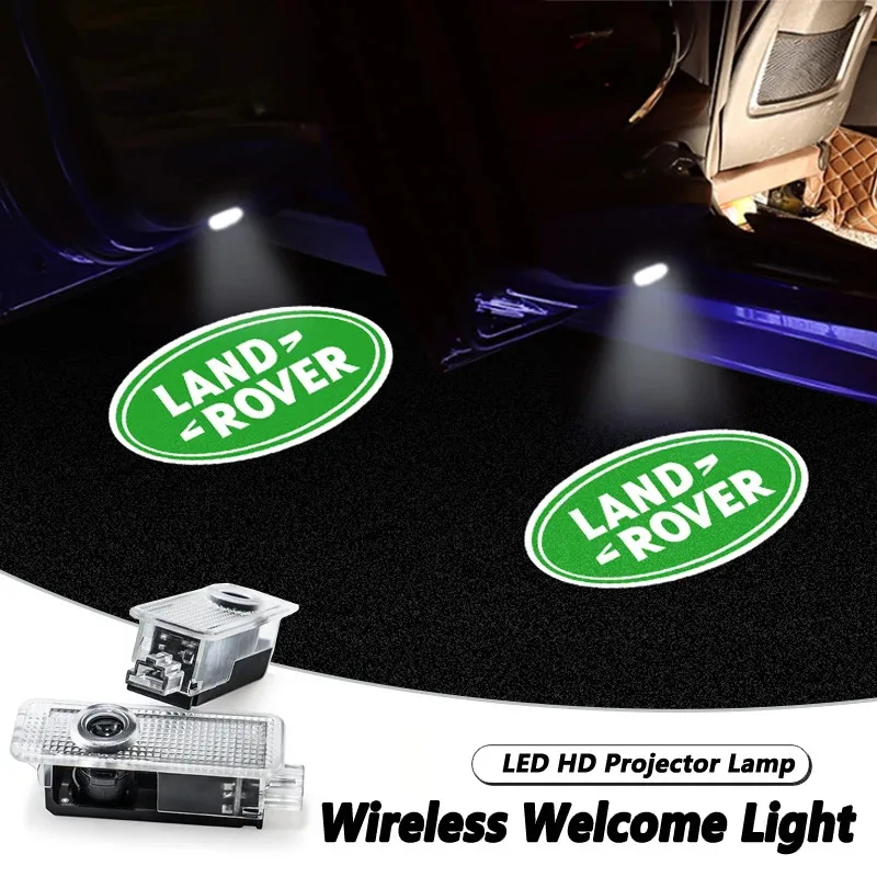 

Светодиодный светильник для дверей автомобиля HD, беспроводной светильник, проектор, лампы для Land Rover Defender Discovery Range Rover Freelander Evoque SV