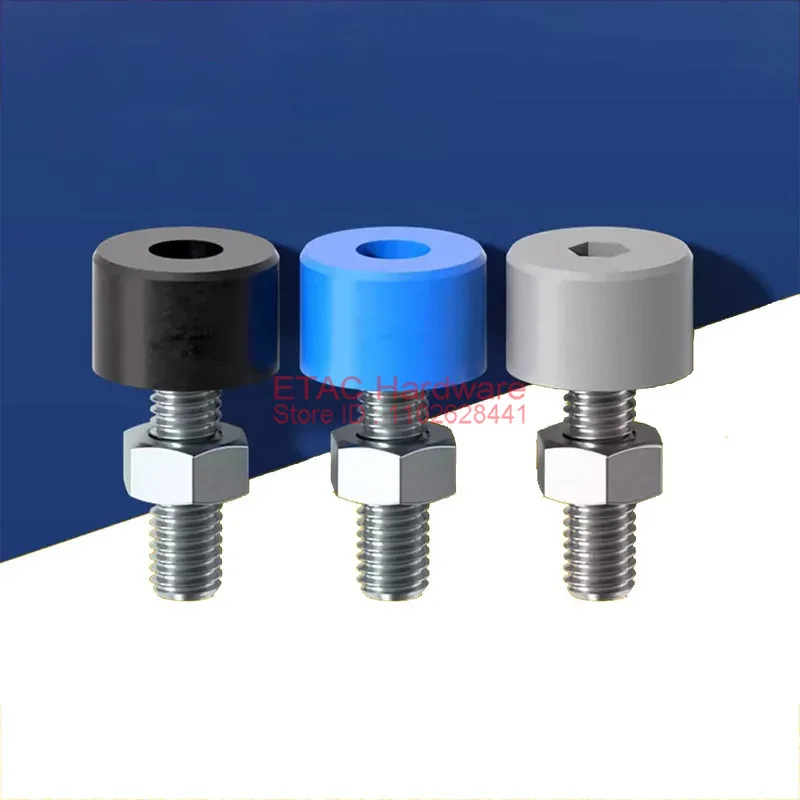 مسامير سدادة من الفولاذ المقاوم للصدأ 304 - طرف مقبس سداسي داخلي مع مصد يوريتان مناسب لدعم قطع العمل بمساحة كبيرة