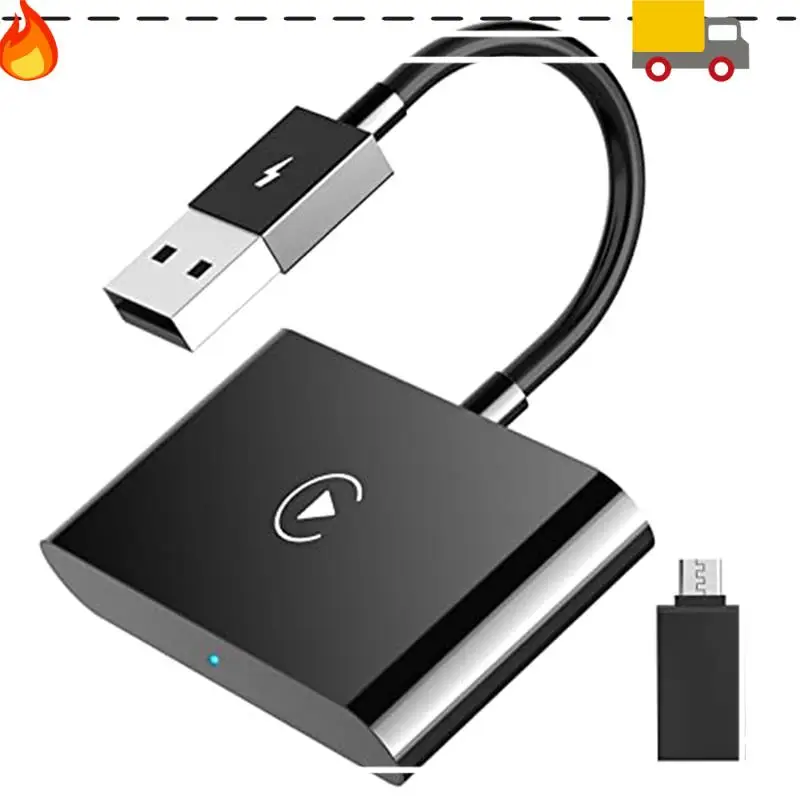 

Easy Use Wireless Carplay Adapter Wireless Carplay Adapter For Wired Carplay Car Fit For Cars From 2015 & Iphone IOS 10+ (Black)