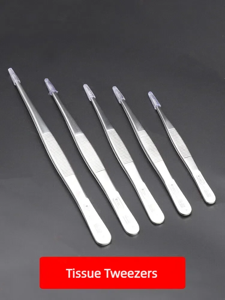 

Стоматологический прямой пинцет из нержавеющей стали, утолщенный медицинский хирургический пинцет с круглой головкой 11,5/12,5/13/14,5/16/18 см для лаборатории