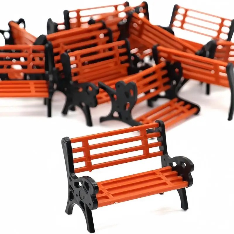 Hot Miniature Bench Chair Figurines PVC Crafts Mini Garden Decor Micro Landscape DIY Doll House Accessories