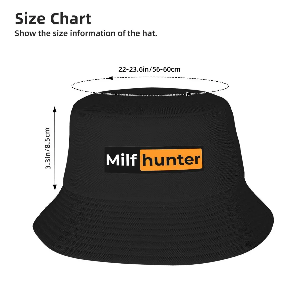 Women Men Bucket Hat Cool Or Funny Tagline Milf Hunter Summer Travel Headwear Lightweight Hiking Fisherman Hats Bob Dropshipping