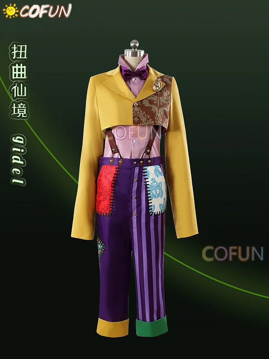 COFUN [Customized] Wonderland Playfulland Gidel Cosplay Costume Halloween Game Suit Women Men Coat Pants Shirt Hat