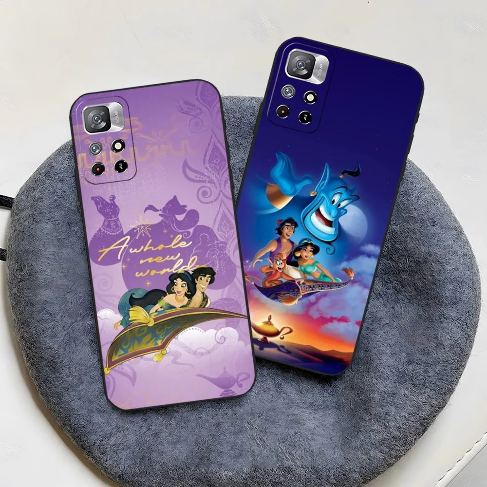 Aladdin Phone Case for Xiaomi Redmi Note 13 12 11 9 Ultra 10 Lite POCO F4 F5 X5 Pro Plus Cover