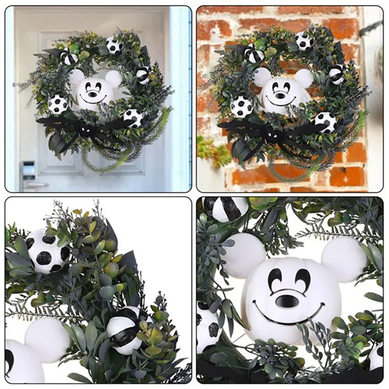 Halloween Decoration Party Fascinating Supplies Yard & Garden Decors Flower Garland   Outdoor Autumn Fun Ornament