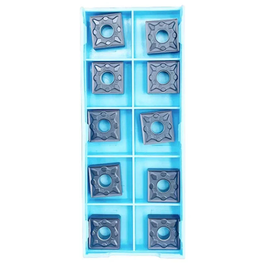 10pcs HADSTO Original Carbide Inserts SNMG120404 SNMG120408 BF BM HS7125 HS7225 Turning Blades for Stainless Steel CNC Tools