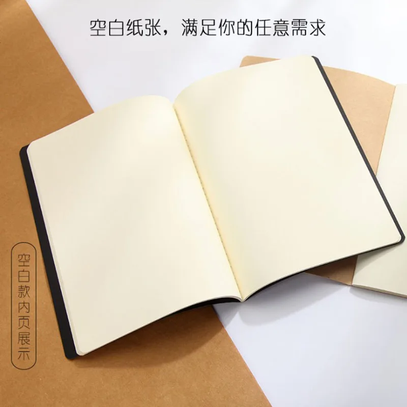 A5 Xách Tay Nhật Ký Cho Hình Tranh Vẽ Graffiti Mềm Màu Đen Giấy Sketchbook Notepad Xách Tay Công Sở Đồ Dùng Học Tập