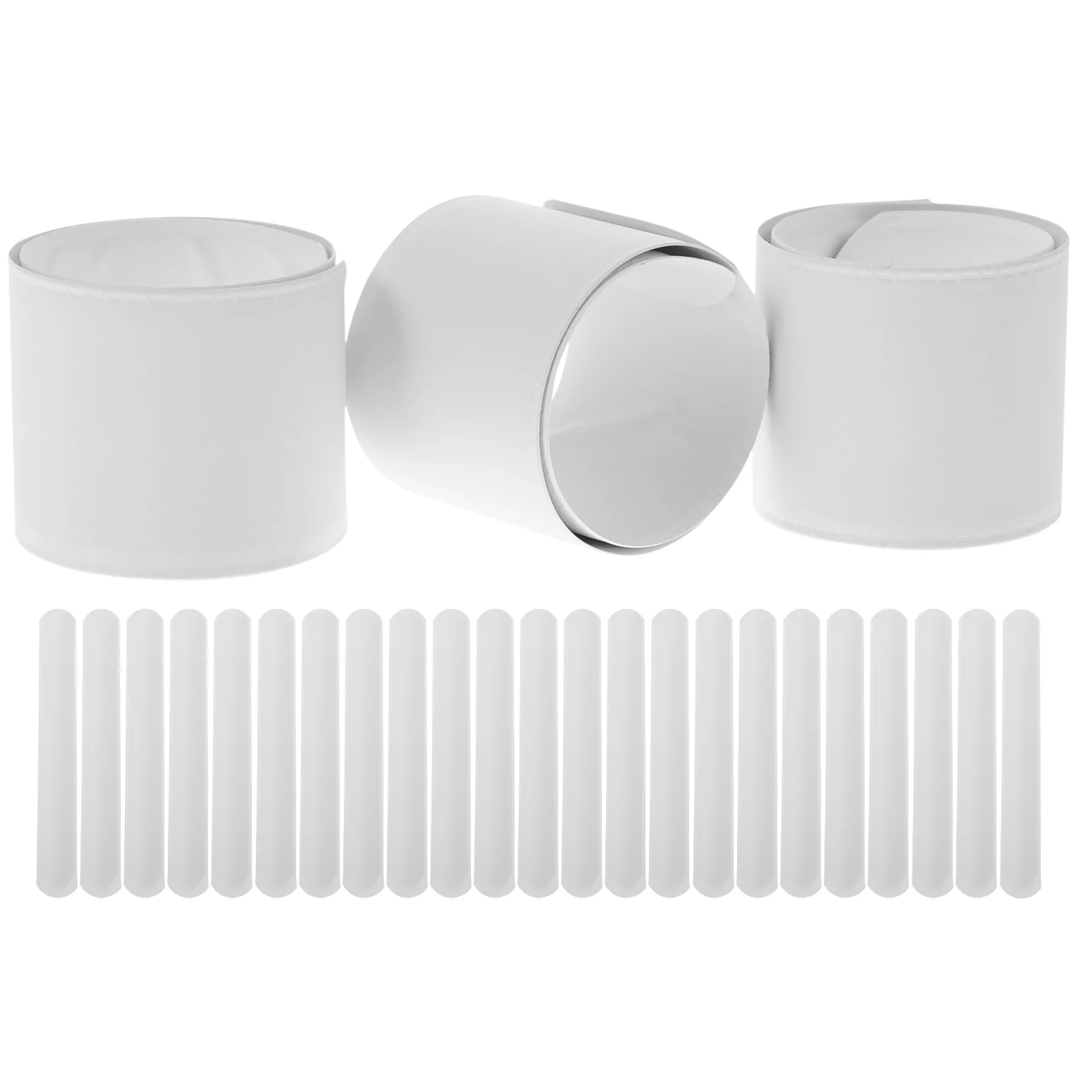 30 pièces Papa Circle artisanat fournitures et matériaux Bracelets à pression de noël en vrac feuille d'acier bracelet vierge peinture claque