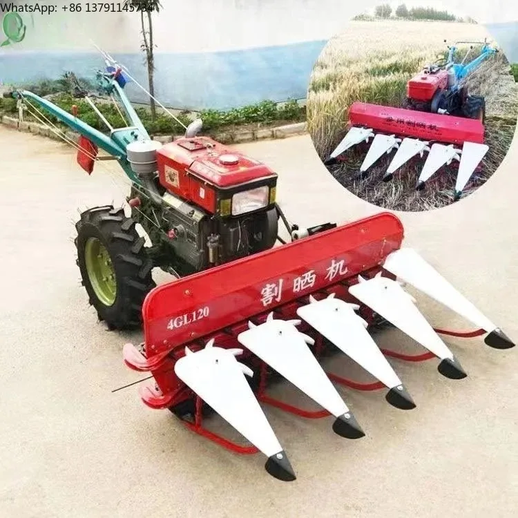 

New Mini Rice Harvesting Machine with Knife Sickle Reaper for Farming in India for Corn Grain Harvesting