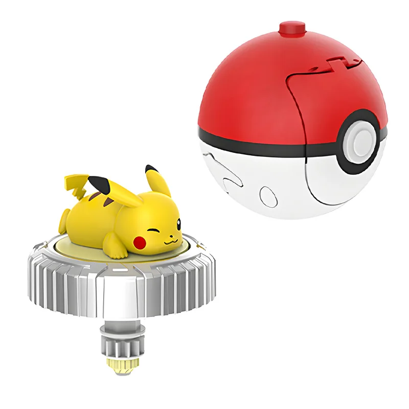 Pokemon Draaitop Actiefiguur Eevee Pikachu Charmander Squirtle Mew Ball Gyro Spinner Gevechtsspel Arena Speelgoed Elf Pokeball