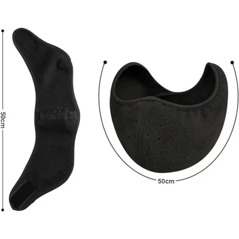 겨울용 따뜻한 방풍 얼굴 마스크, 두꺼운 방진 통기성 마우스 커버, 추운 날씨 보호 오토바이, 편안한 기어, 1 개 