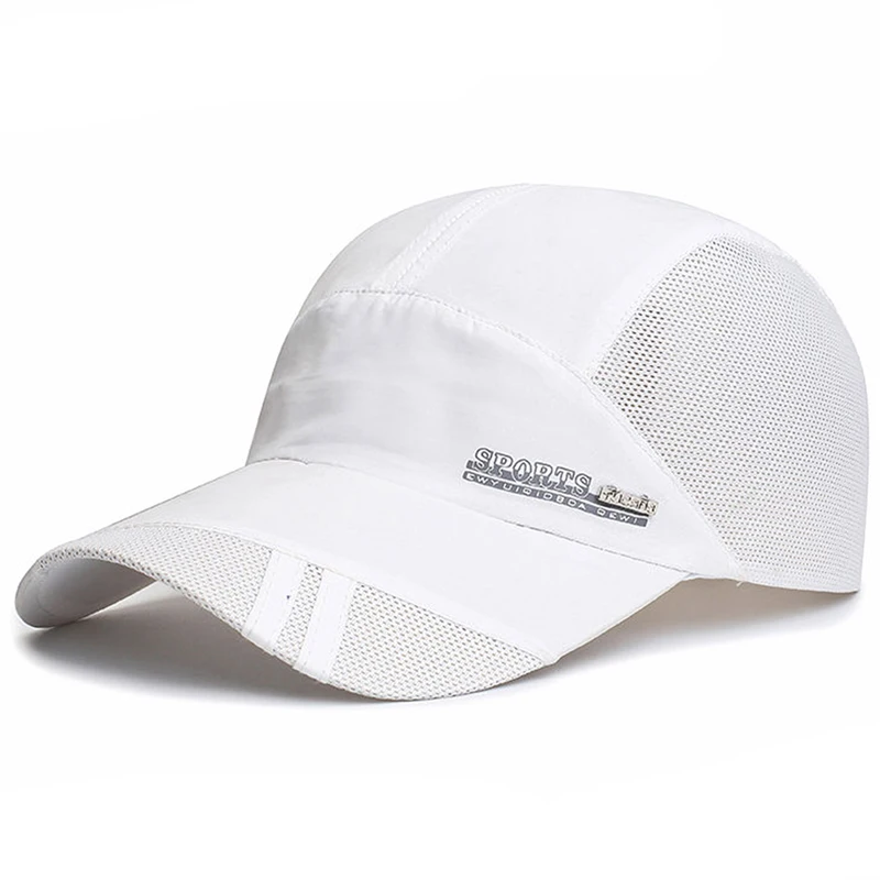 Schnell trocknende Herren-Baseballmütze für Sport, cooles Mesh, Sommer-Damen-Sonnenhut, Angeln, Laufen, Familie, Eltern, Teenager-Kappe – Detail 3
