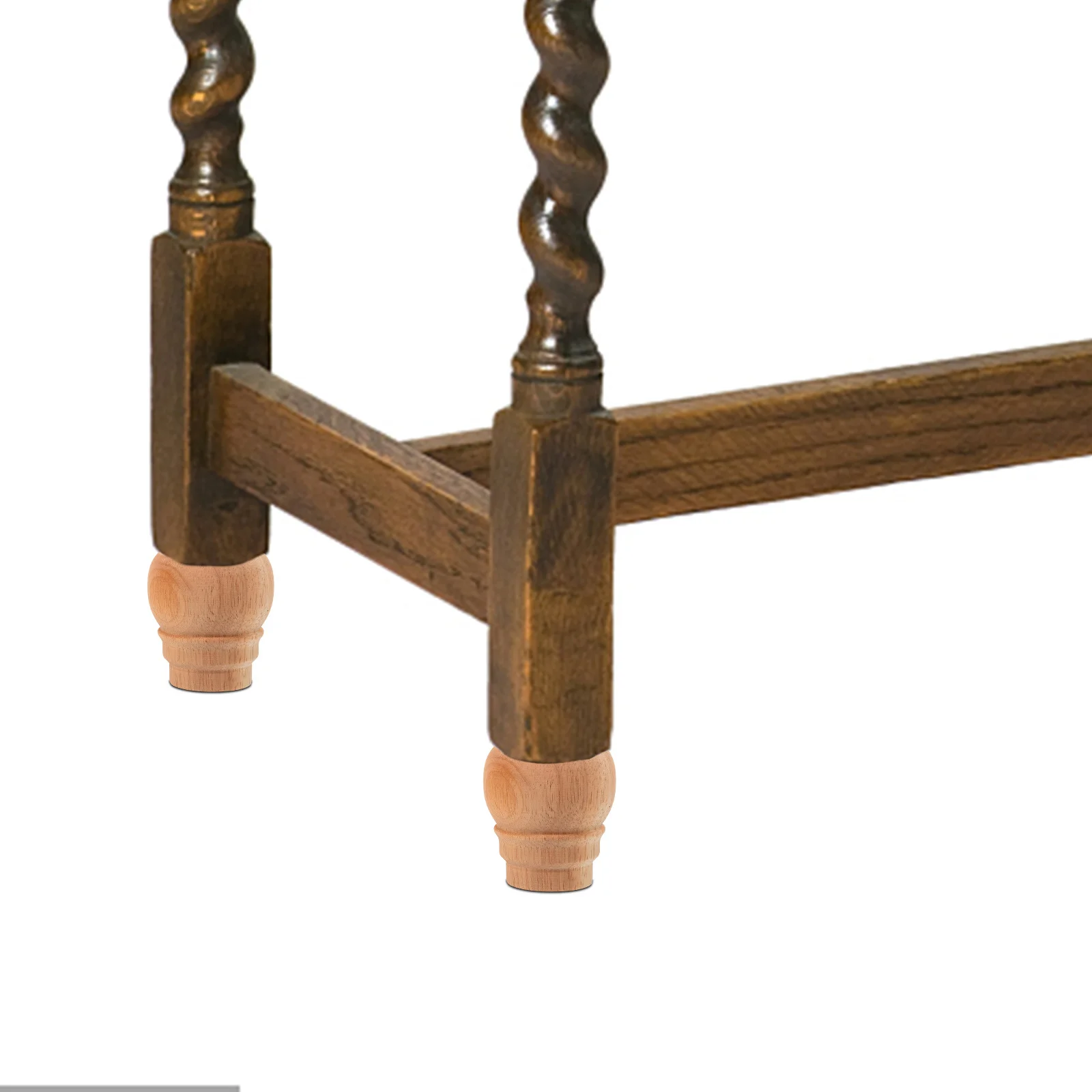 

Solid Wood Furniture Leg Unfinished Sofa Support Couch Legs Cabinet Bed Frame Furniture Feet Couch Legs Bed Frame Feet