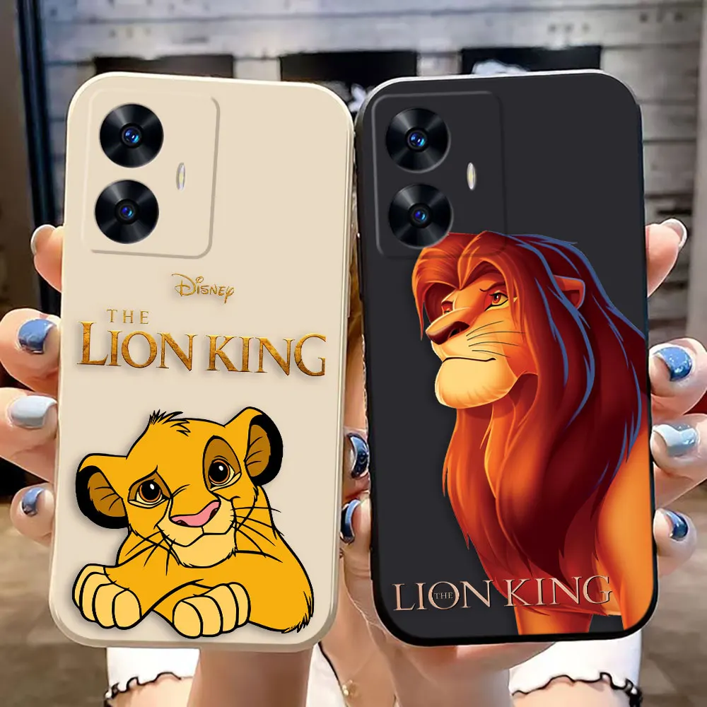 Disney The Lion K-King Cover Phone Case For OPPO Realme C20 C21Y C30 C35 C55 C55 C63 20 XT GT NEO 2 NARZO 50 30 Case Funda Shell