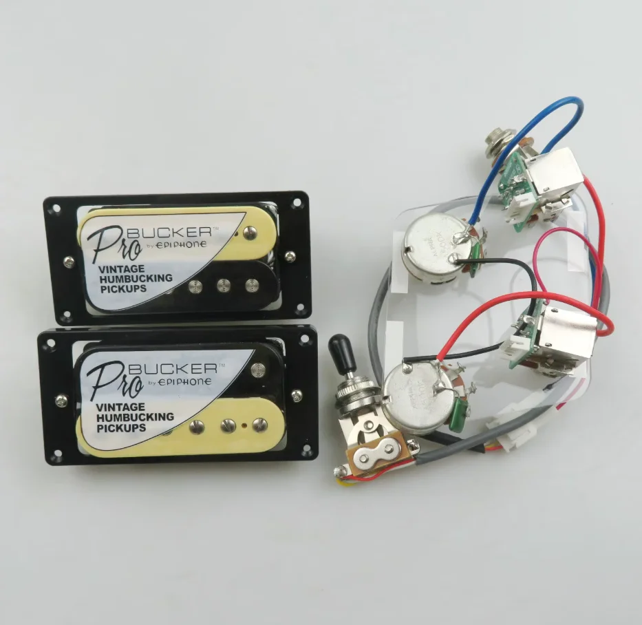 

Набор гитарных звукоснимателей Alnico 5 ProBucker Humbucker с двухтактным жгутом проводов для электрогитары