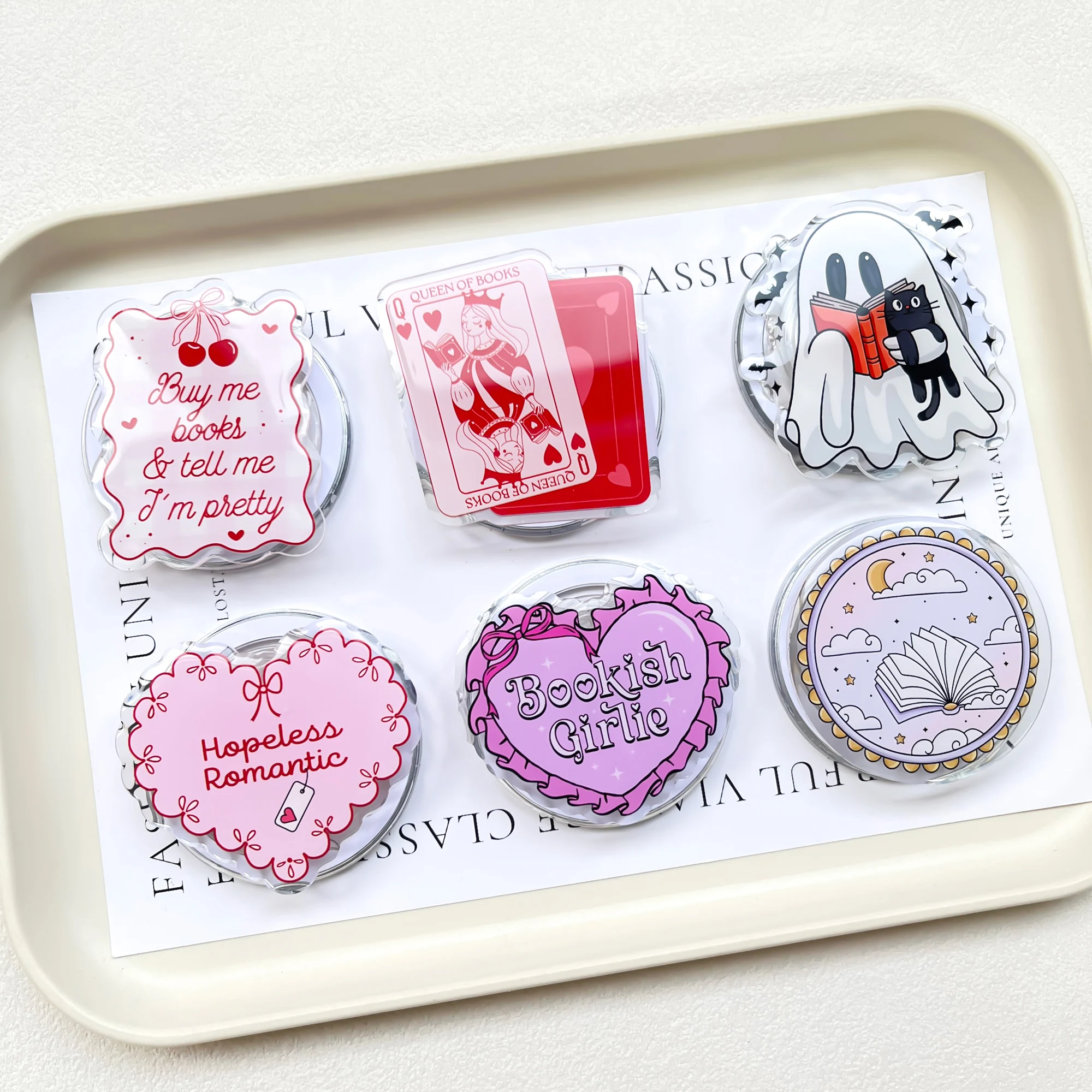 Koreanischer Magnetischer Handyständer INS Niedlicher Acryl-Ständer für iPhone 17 Google Universeller Magnetischer Handyständer für MagSafe – Detail 3