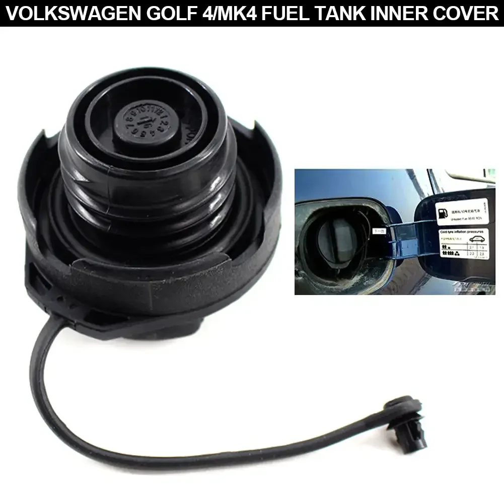 Tank Cover with Line Car Oil Fuel Cap Petrol Diesel Kit for VW Volkswagen Golf4 MK4 Jetta Passat B5 Inner Tank Covers