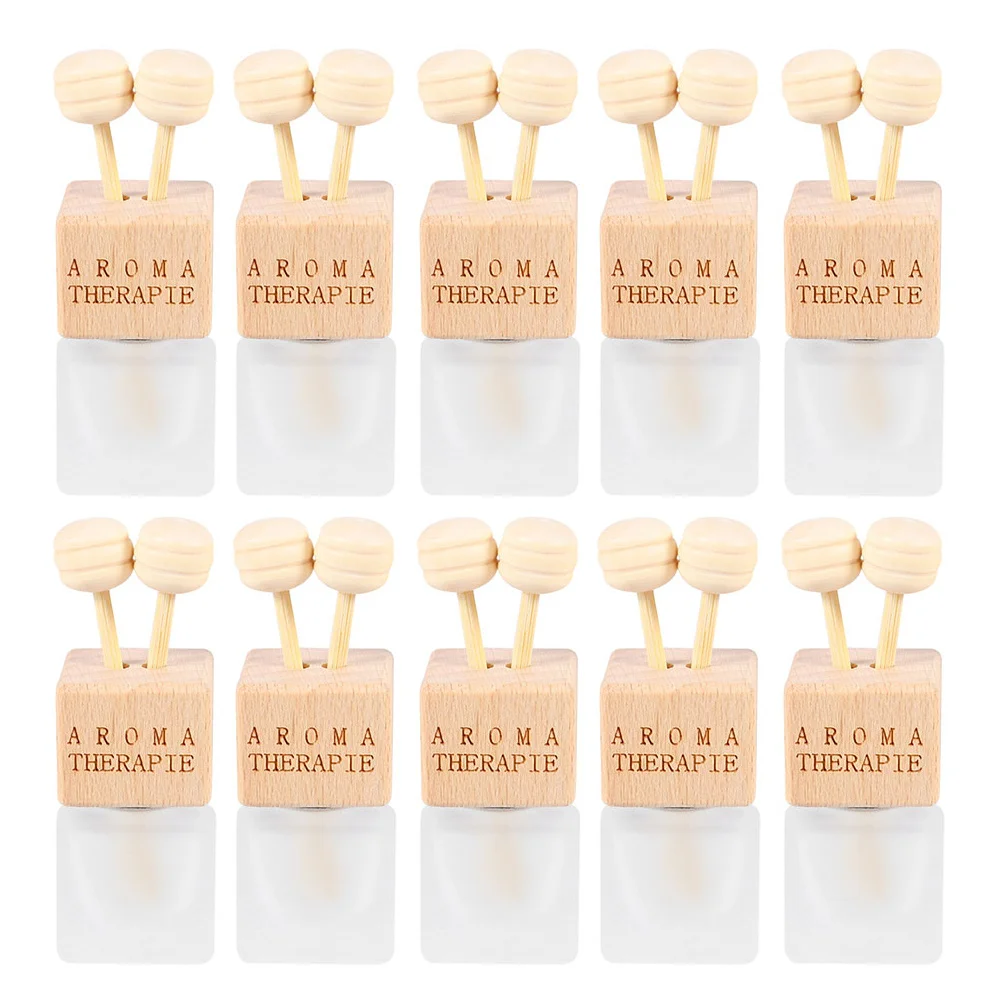 

10Pcs Car Essential Oil Diffuser 8ml Air Vent Fragrance Bottle Perfume Aroma Bottle Freshener Decoration
