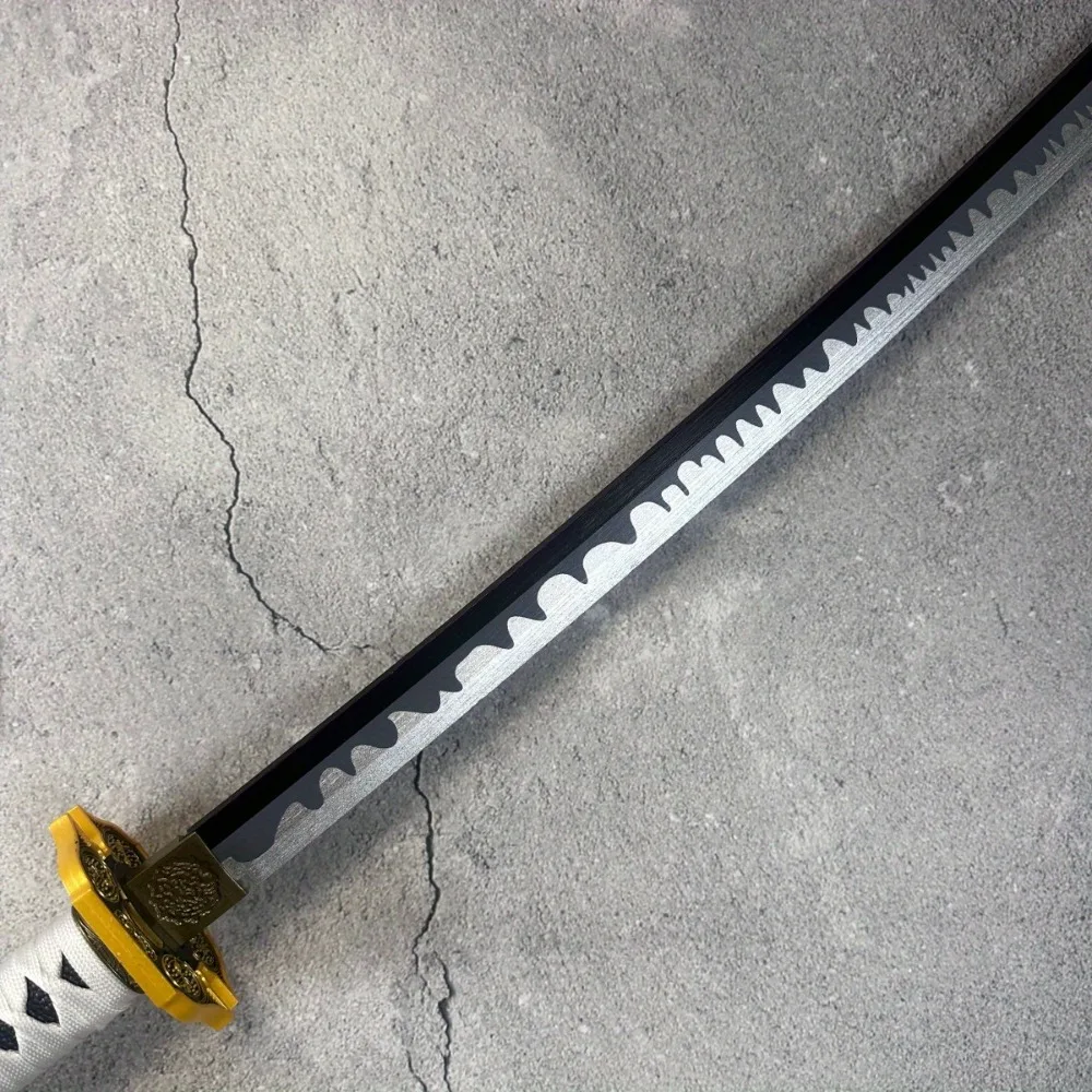 Espada de hoja Yamato Vergil Katana de 40 pulgadas, tamaño Real, sable samurái japonés Katana, Anime Devil May Cry, accesorio de Cosplay, cuchillo Ninja, regalo