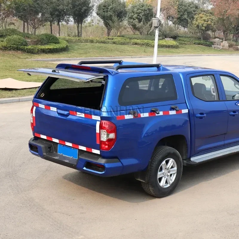 Euroline fiberglass hard top canopy for hilux double cab hard top tonneau cover