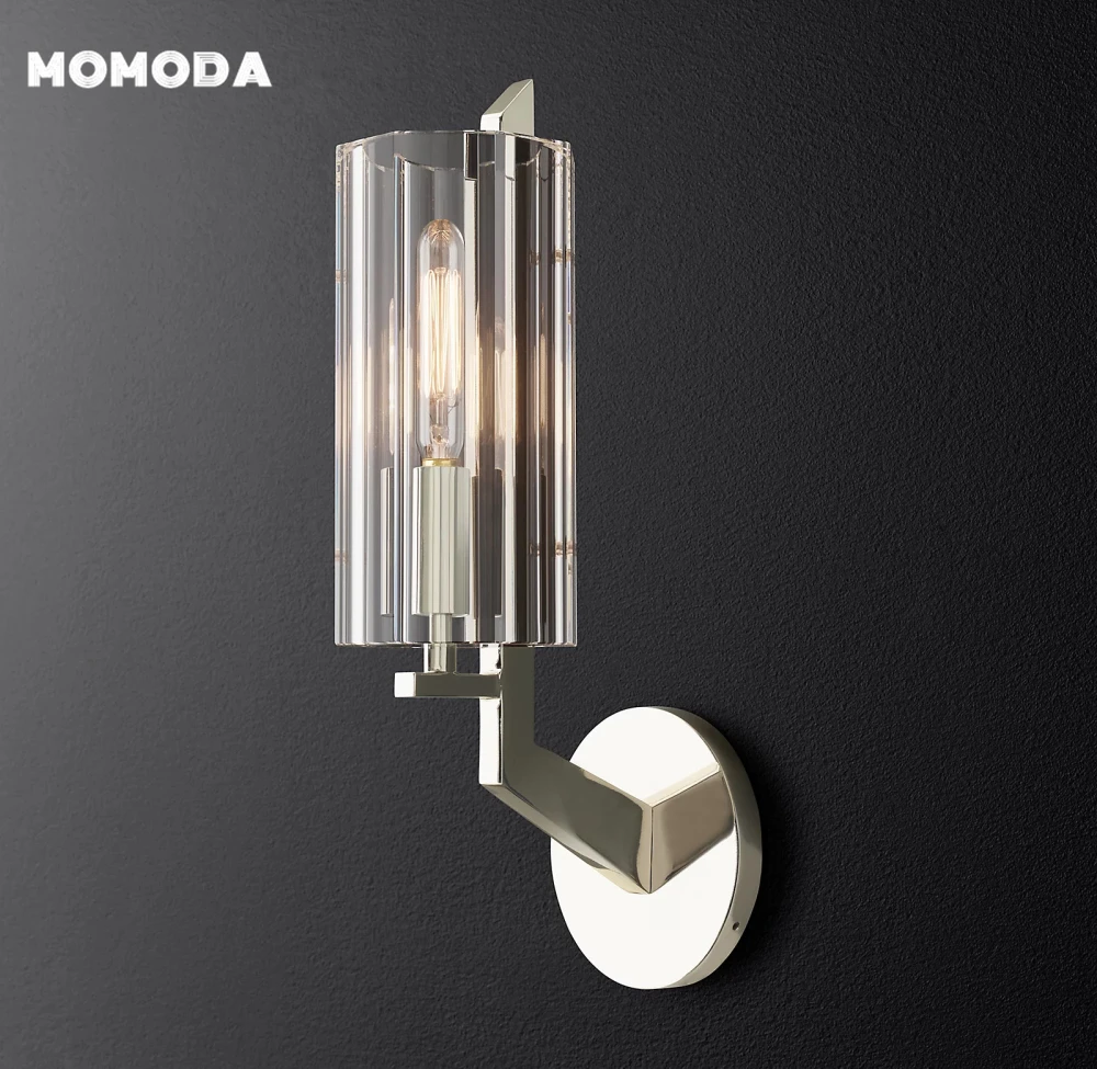 Modern Crystal Wall Lamps Lustre LED Vendome Sconce Decoration Living Room Bathroom Bedroom Indoor Lighting Fixture