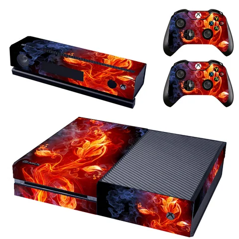 Skin Sticker For Xbox One Console Decal Vinyl Cover Case 2PCS Controller Gamepad Protective For Xbox One Accessories
