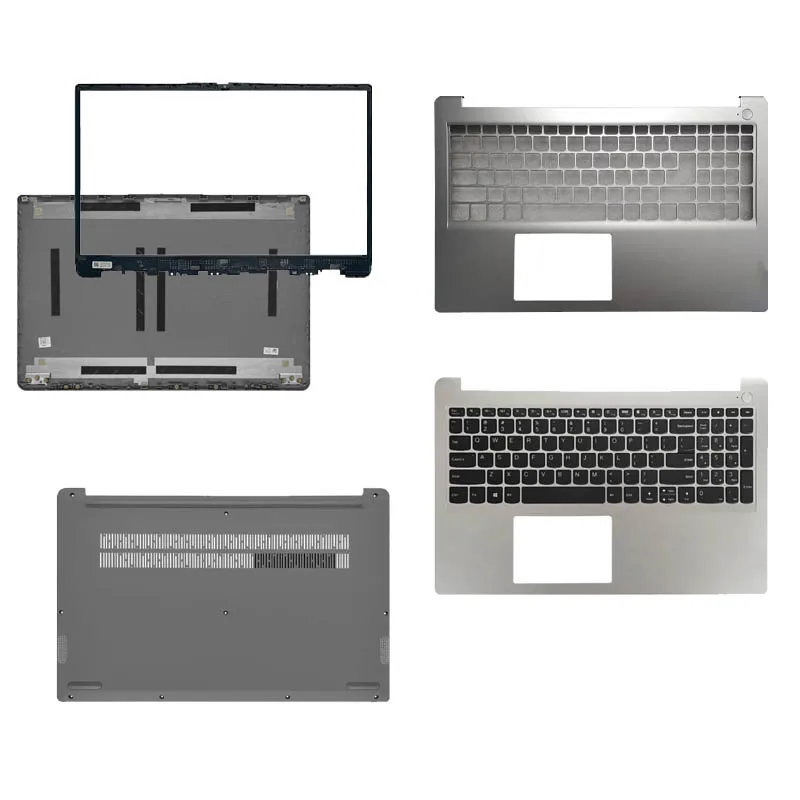 For Lenovo IdeaPad 1 15ALC7 15IAU7 15IJL7 15IRU7 Laptop LCD back cover Front Bezel US Keyboard Palmrest Bottom Case