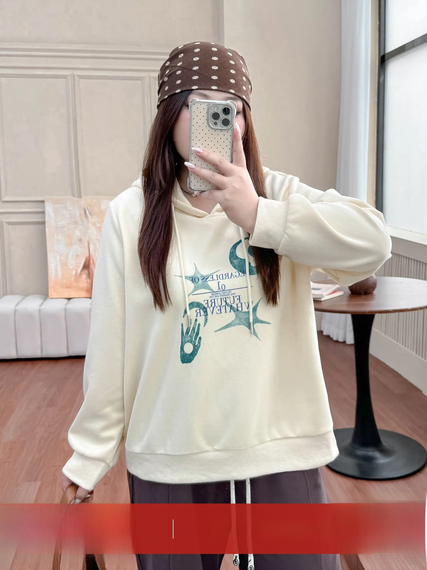 

Женская толстовка больших размеров, повседневная толстовка с длинным светом и принтом, свободная посадка, осень-зима, одежда больших размеров, корейская одежда для поездок на работу