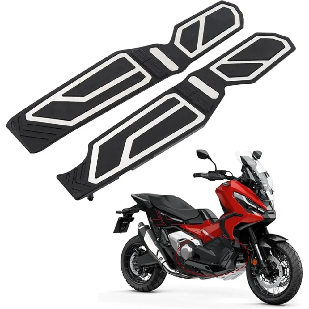 Motorcycle XADV750 Side Footpegs Footrest Pad Black Foot Board Pedal For Honda X-ADV 750 XADV750 2017-2025 Anti-Slip Accessories