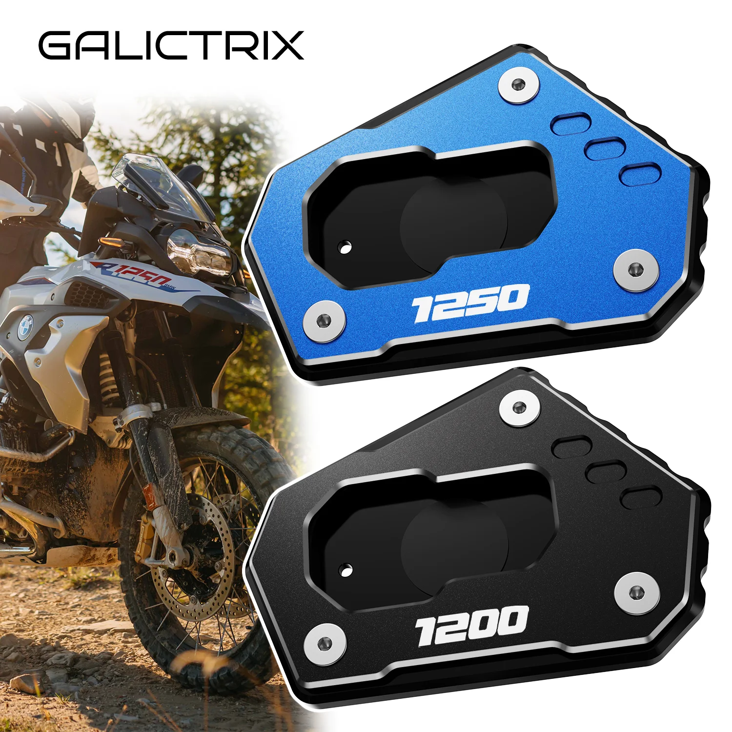 For BMW R1250GS R1250 GS R 1250 GS Adventure Rallye R1200GS LC R 1200 GS ADV Motorcycle Kickstand Side Stand Extension Pad CNC
