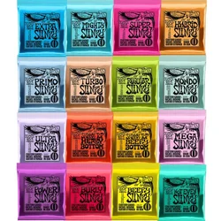 Ernie Ball-Juego de cuerdas para guitarra eléctrica, accesorio para guitarra de Heavy Metal Rock 2220, 2221, 2222, 2223, 2225, 2003, 2004, 2006, 3 unidades